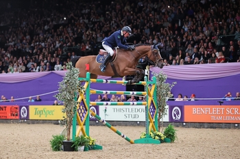 Spectators bring the house down as John Whitaker scores a win in the HOYS Six-Bar